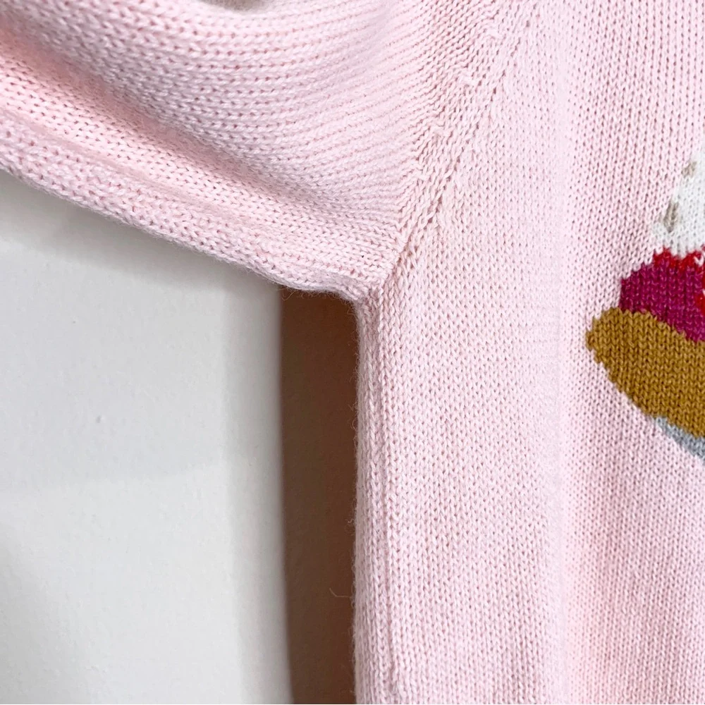 Rachel Antonoff Banana Split Alpaca Wool Blend Sweater (Sz S) Light Pink